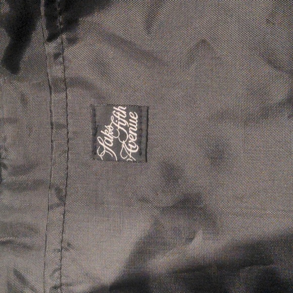 Saks Fifth Ave metallic teal blue tote Xlarge beach travel overnight bag EUC - Picture 6 of 10